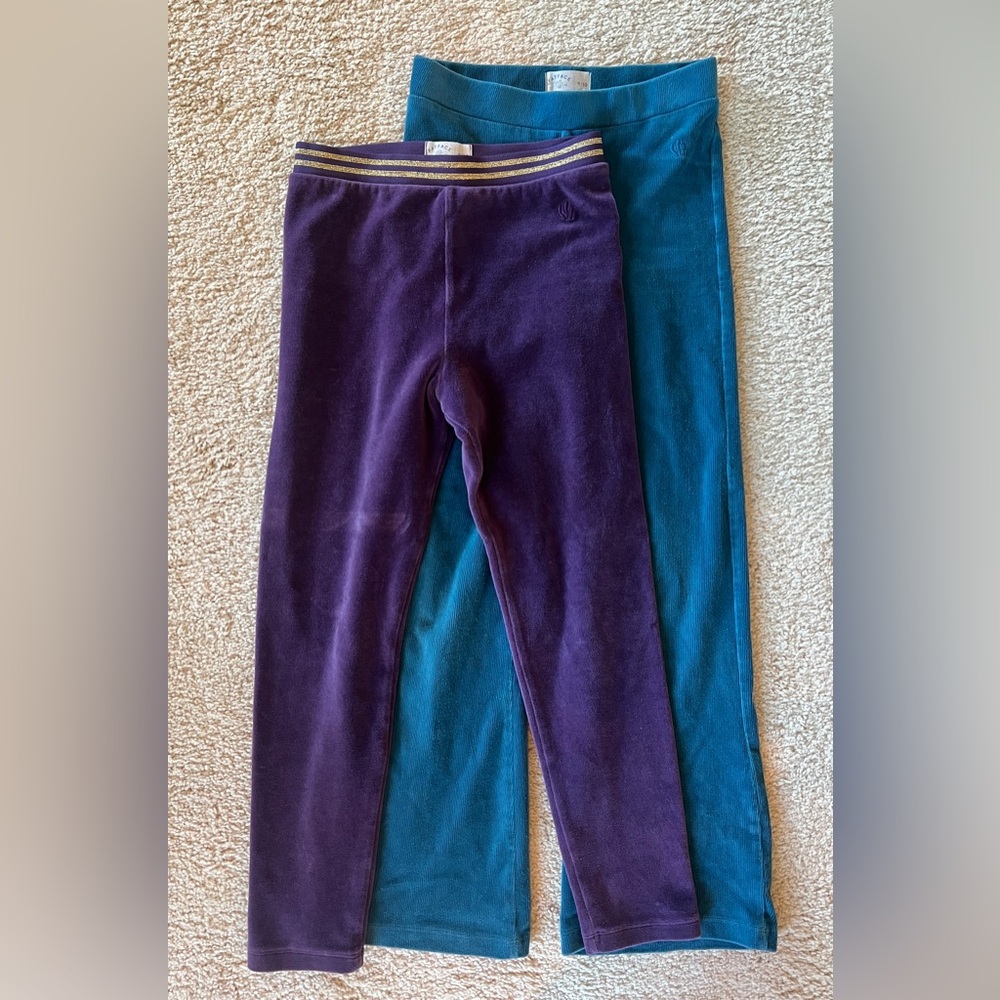 Fat face Purple and Teal Leggings Set